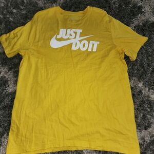 Nike Golden Tee with White Swoosh